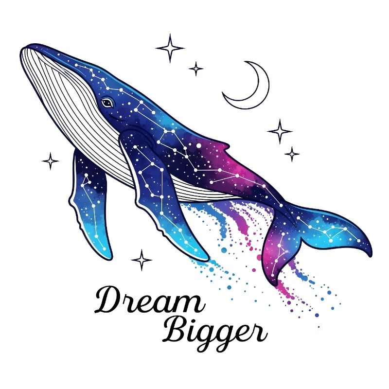 Dream Bigger Whale