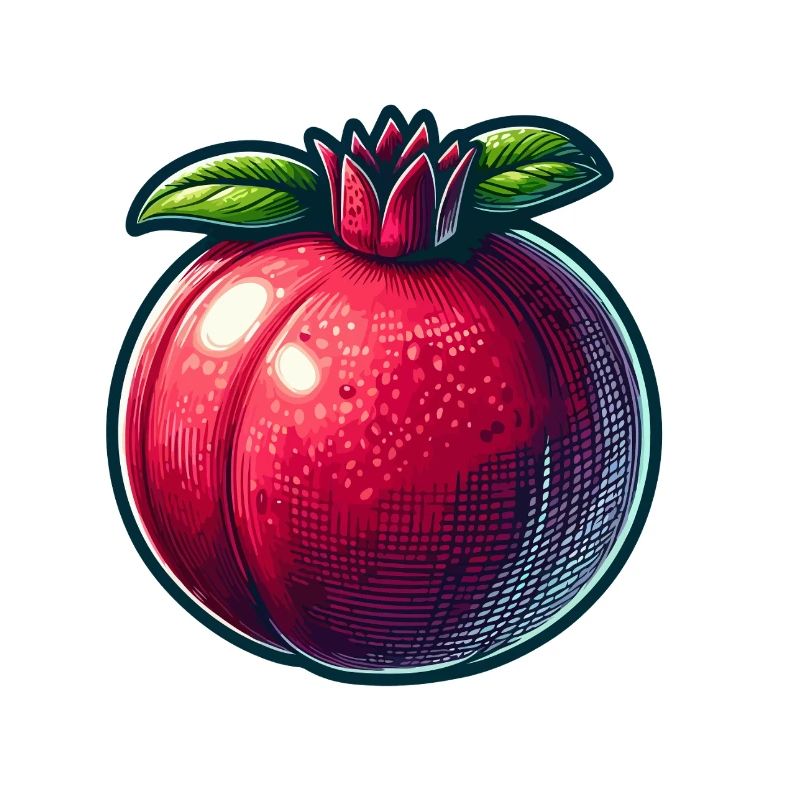 Pomegranate with Bright Modern Patterns