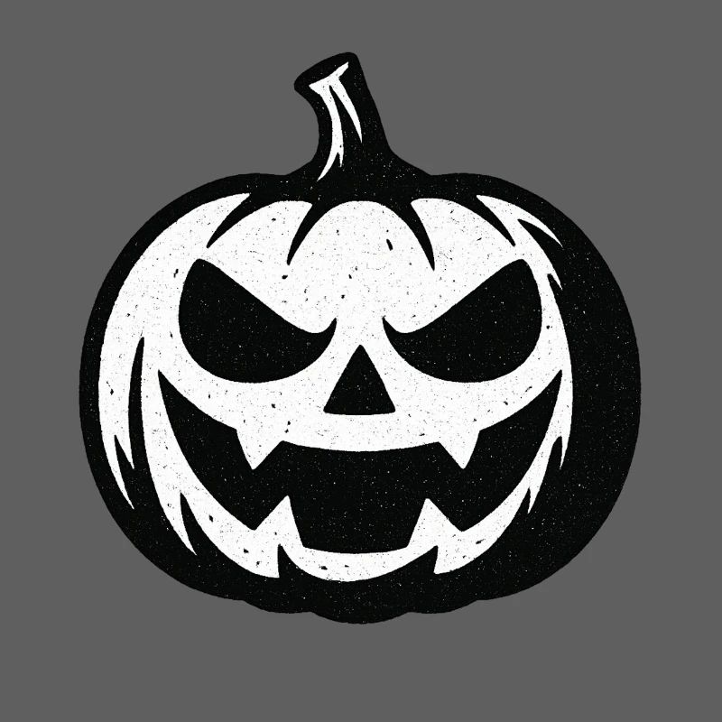 Grim Halloween Pumpkin