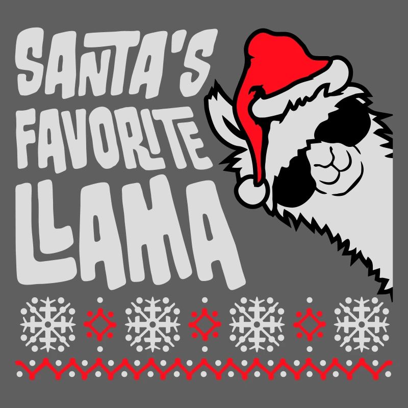 Les lunettes de soleil Llama Cool Side préférées du Père Noël