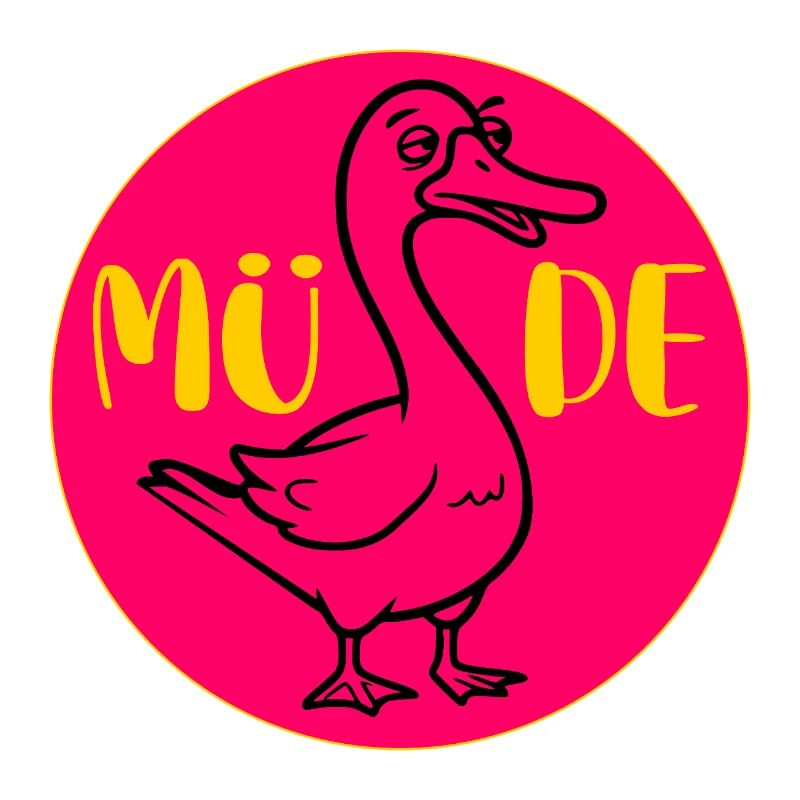 GANS GÄNSE Müde