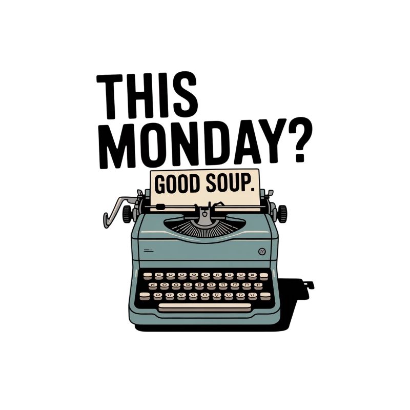 This Monday Good Soup Typewriter Meme