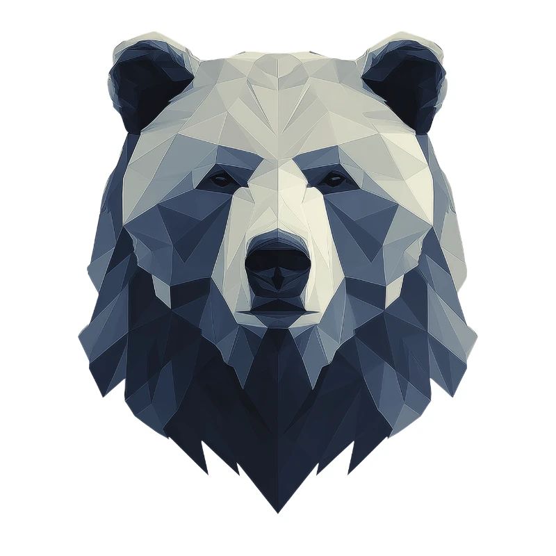 Bear Head, Strong Bear Design, Power Symbol