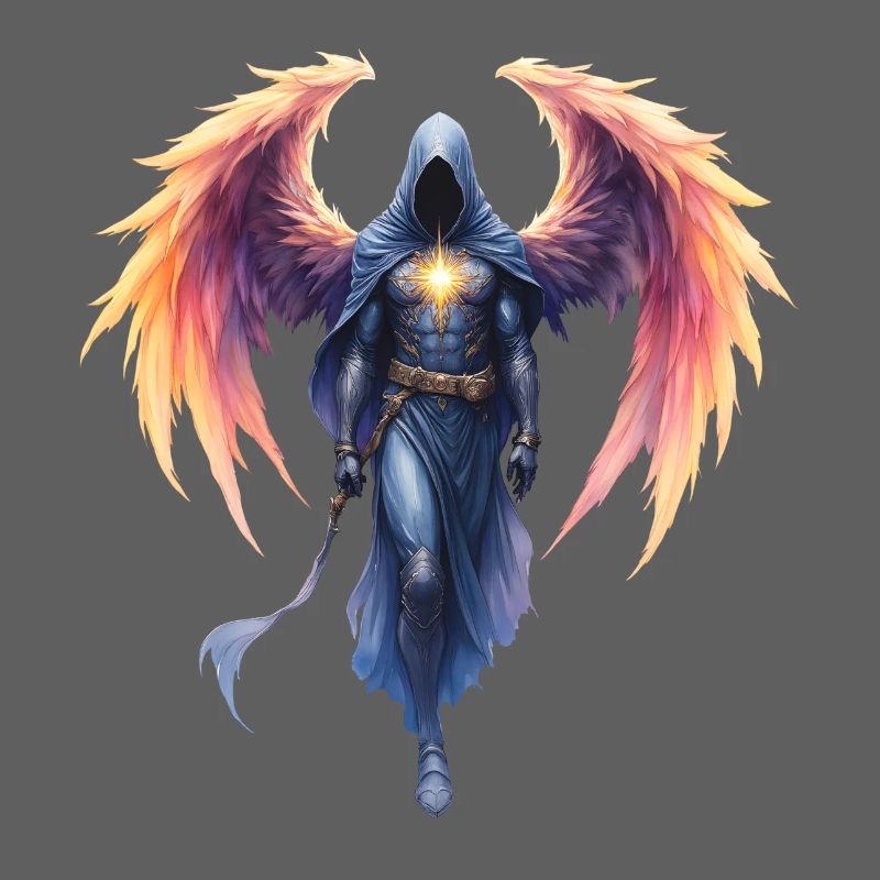 Guerrier Ailé de Feu Bleu