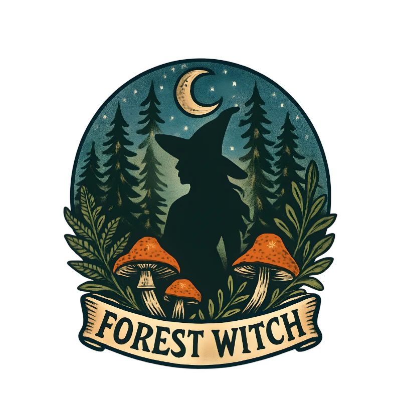 Forest Witch in the Moonlight