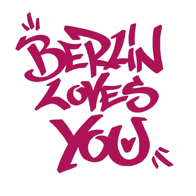 Berlin loves you graffiti style