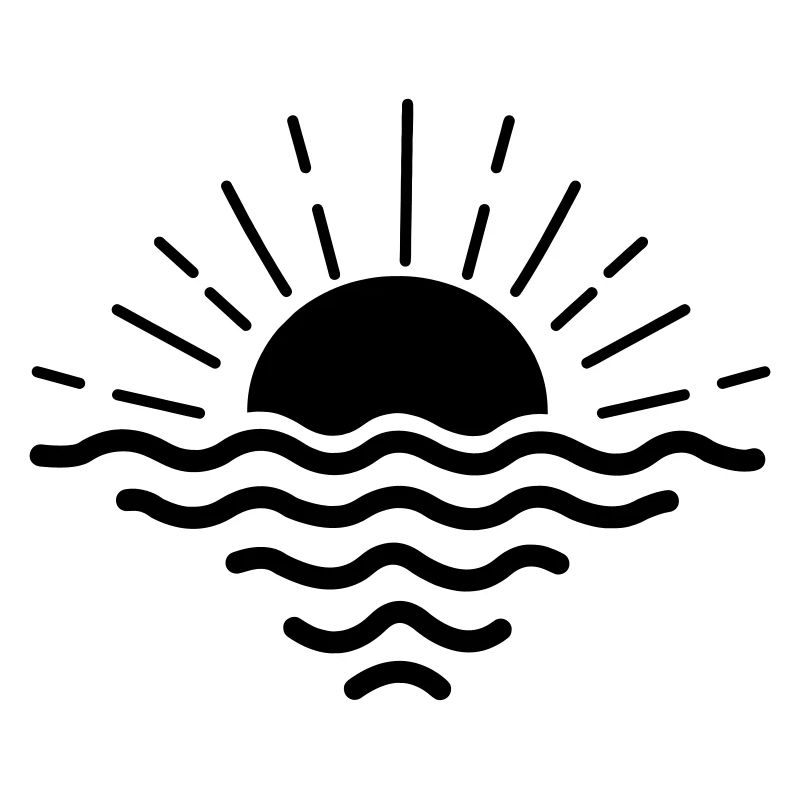 sunset sea