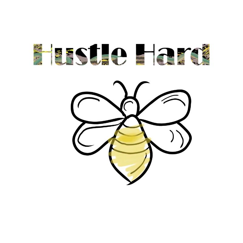 hustle hard bees