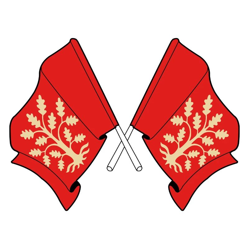 Drapeaux croisés de la conception symbolique d’Agder
