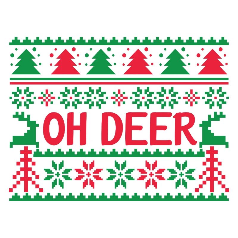 Hässlicher Pullover - Oh Deer