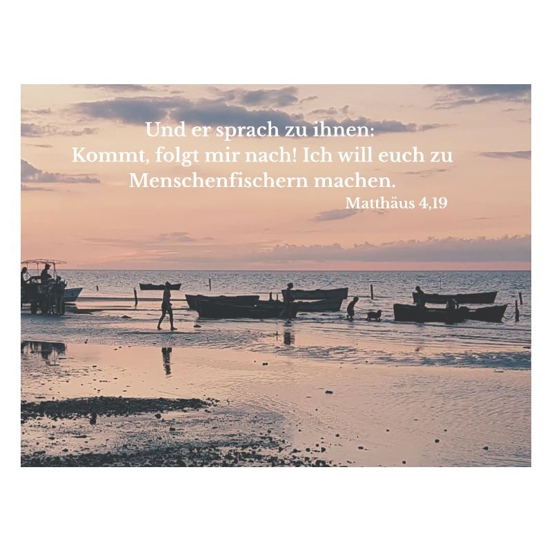 Berufung am Strand: Menschenfischer