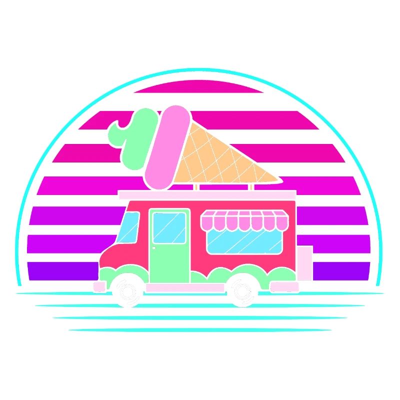 Eiscreme Eiswagen Eis Eisdiele