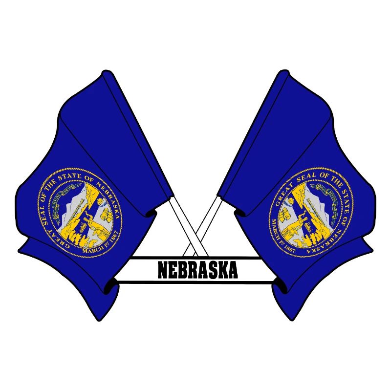texte des petits drapeaux NEBRASKA