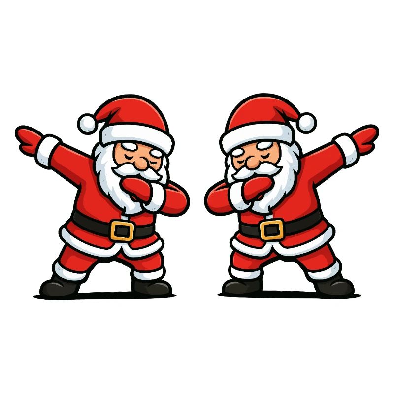 Santa Dab Dancing Comic