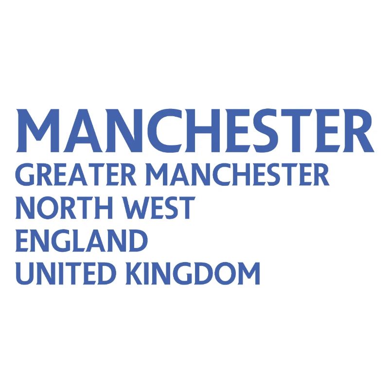Manchester – England Lyric Design