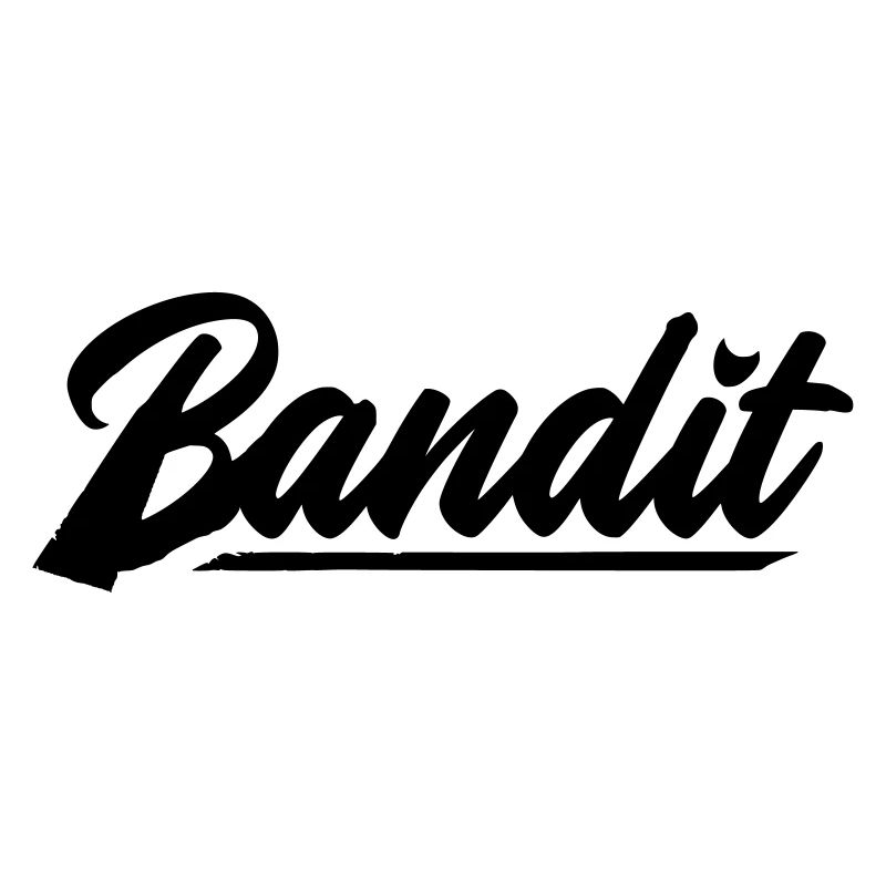 bandit motorcycle rebell patch sticker stickers