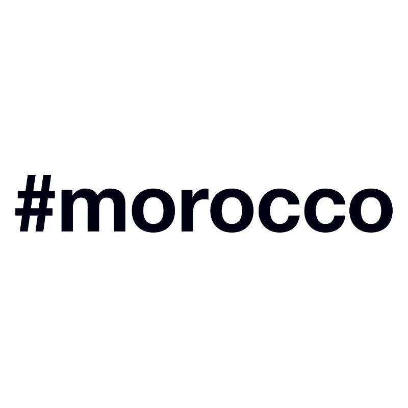 MOROCCO Hashtag Marokko