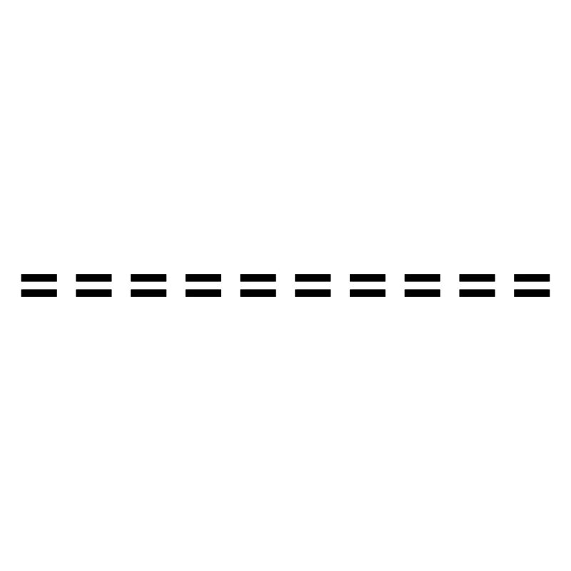 Line dashed symbol stroke