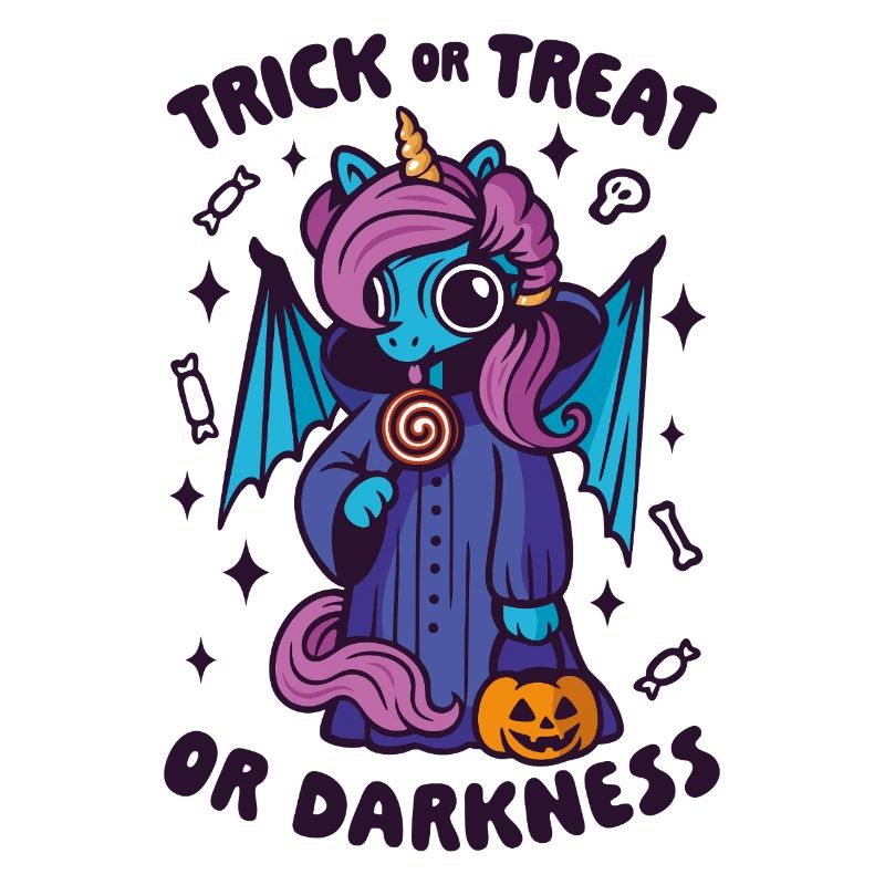 Dark Candy Unicorn - Süßes oder Saures oder Dunkelheit