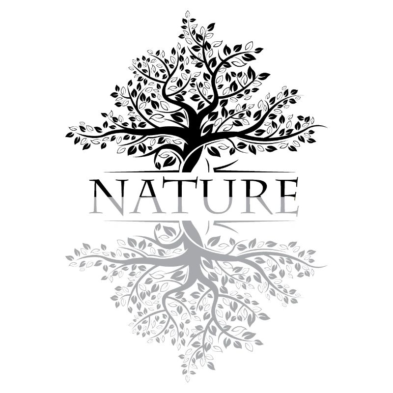 Tree Reflection Nature Symbol Forest Nature Conservation icon