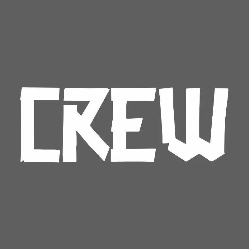 Crew Gaffer Small print White