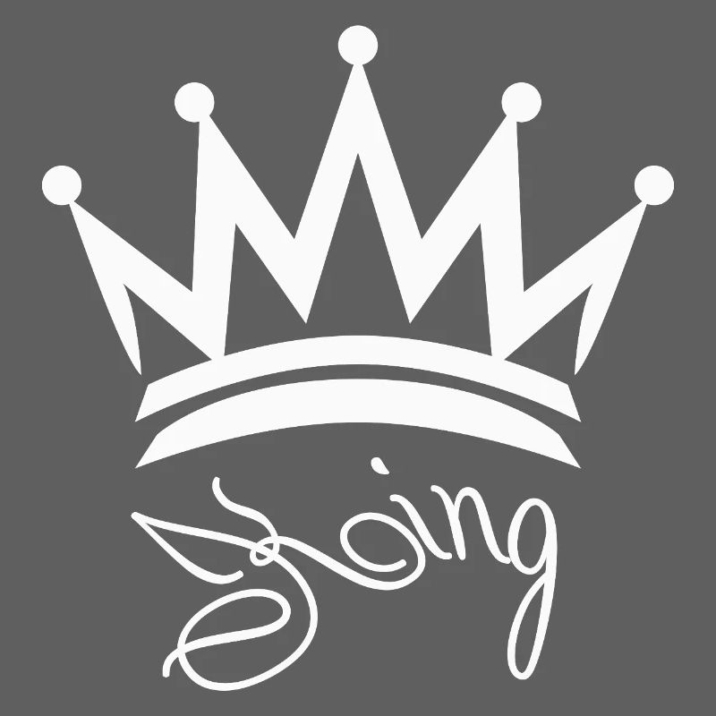 King Valentinstag, Hochzeitstag oder Paar Design