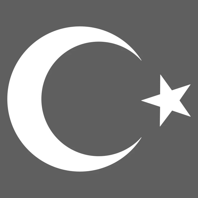 Turkish flag black