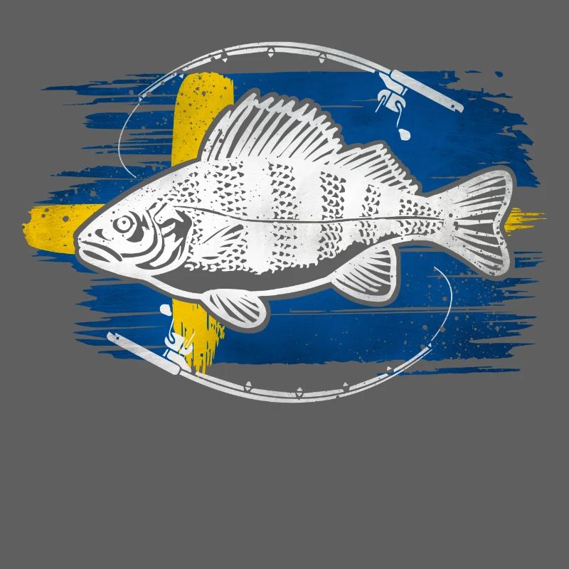 Perche de pêche de Suède