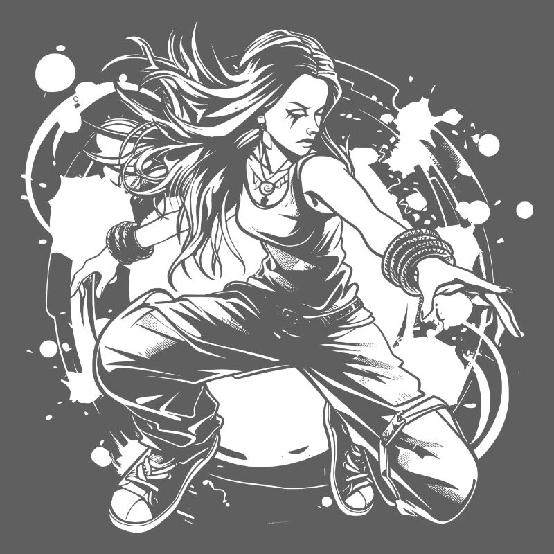 Breakdancer Mädchen