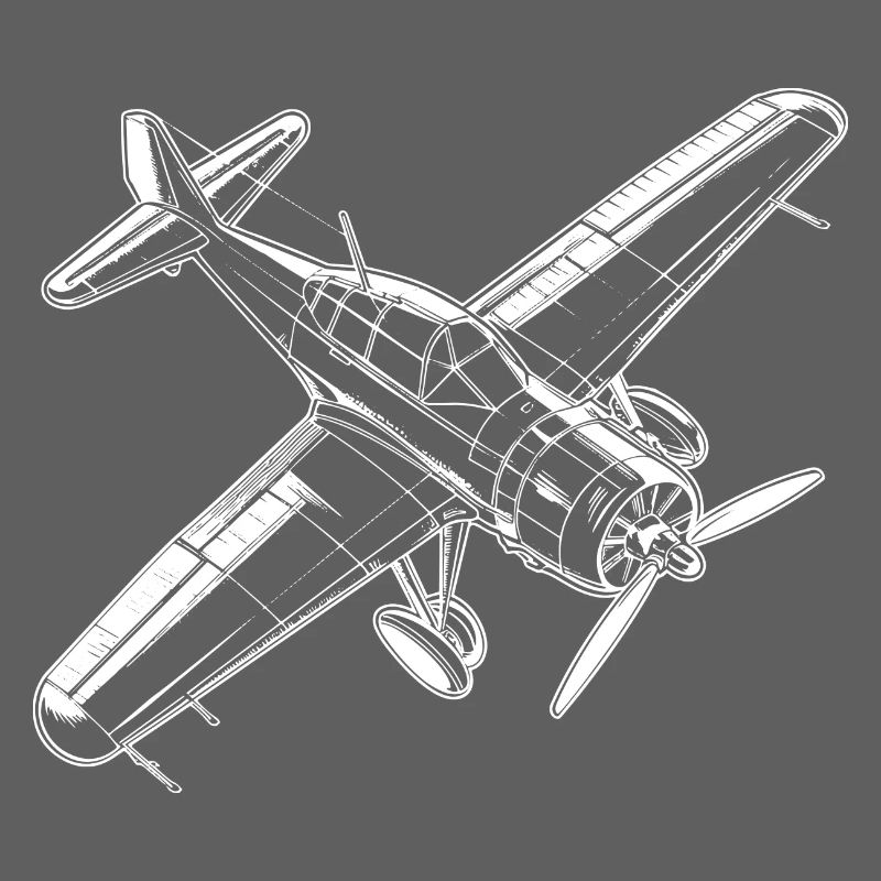 Propeller plane