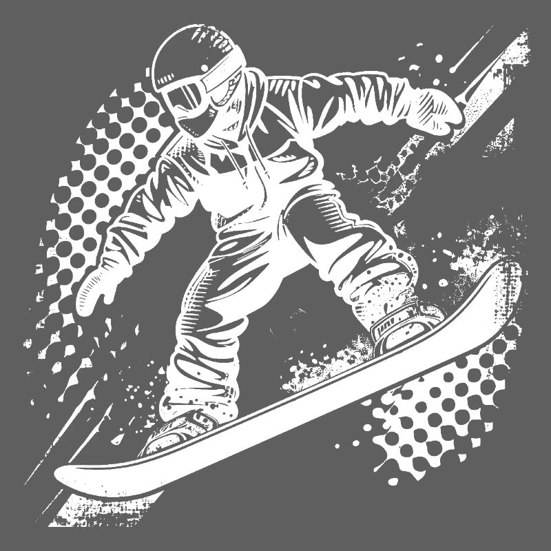 Snowboarder Drawing