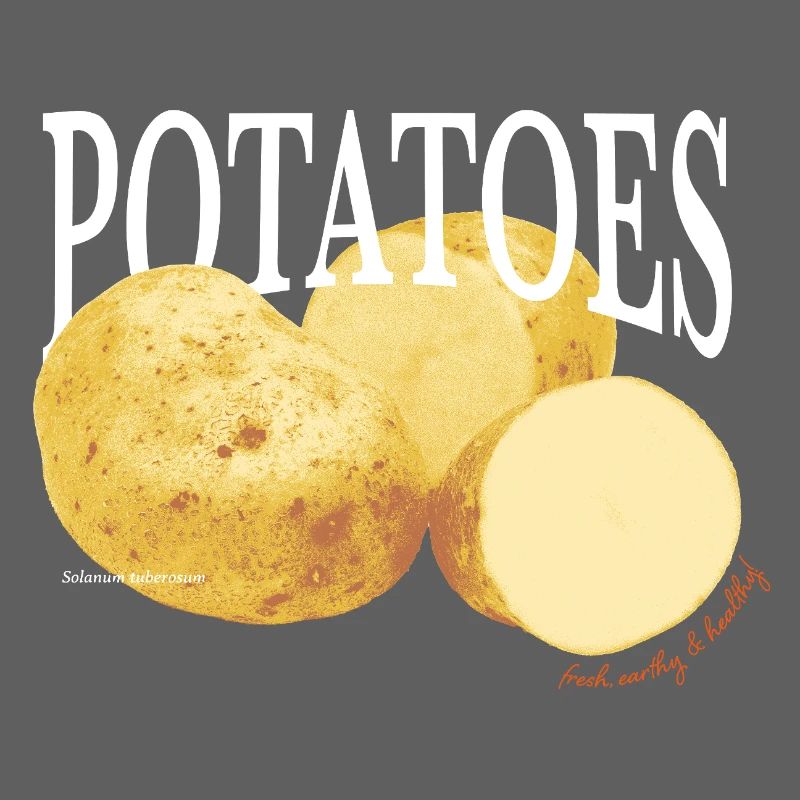 Pommes de terre – Retro Vegetable Statement