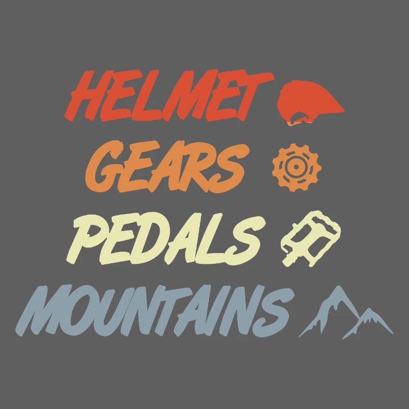 Lustiger Mountainbiking Spruch