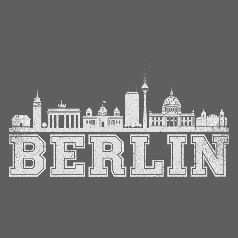 Berlin Skyline Retro 