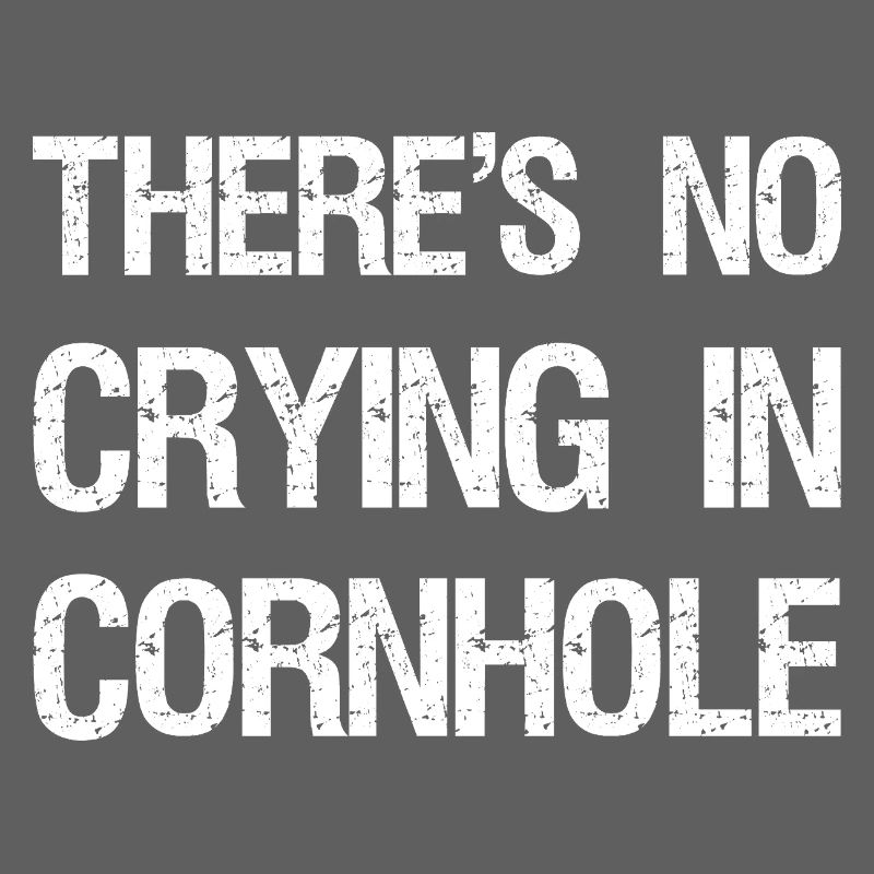 Il n’y a pas de pleurs dans le jeu de lancer de sacs de haricots Cornhole