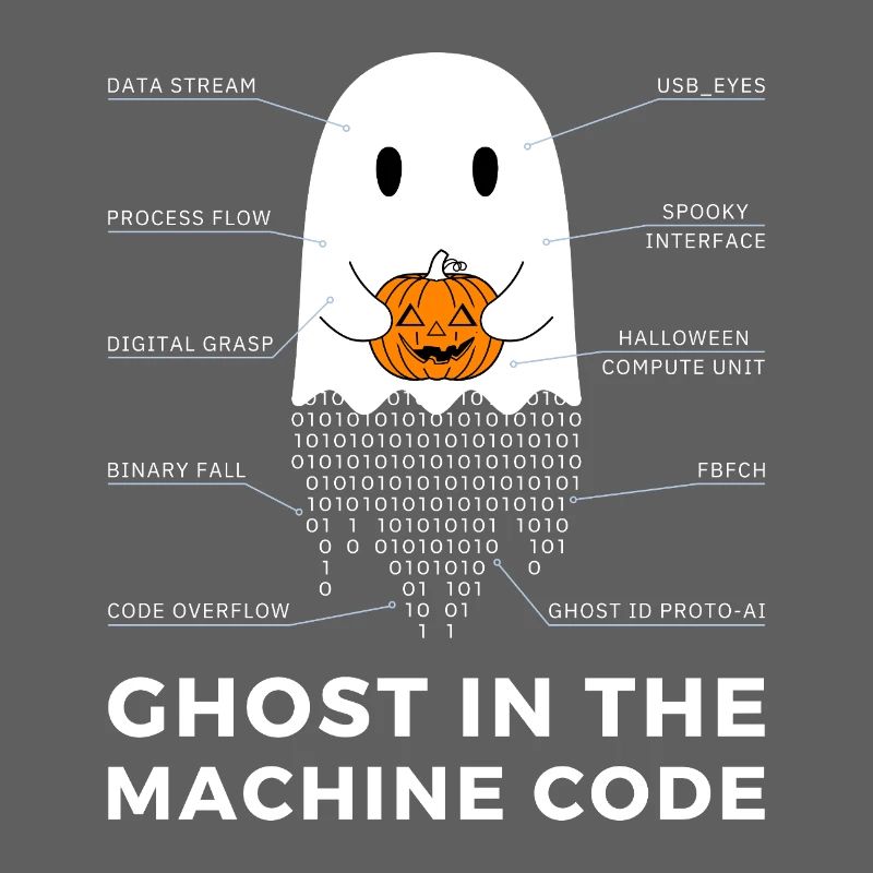 Funny Coder, Programmer Halloween T-Shirt
