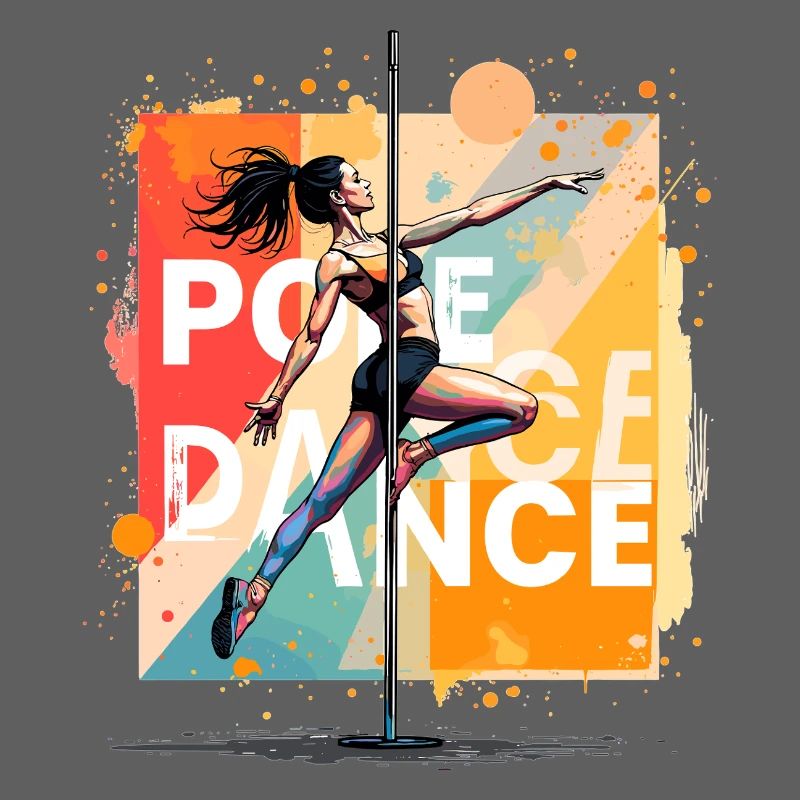 Pole Dance Poledancerin edel akrobatisch Geschenk