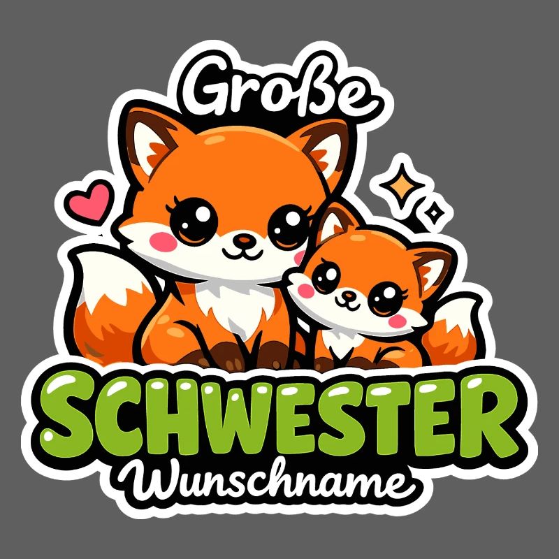 Big Sister Gift Foxes 2026