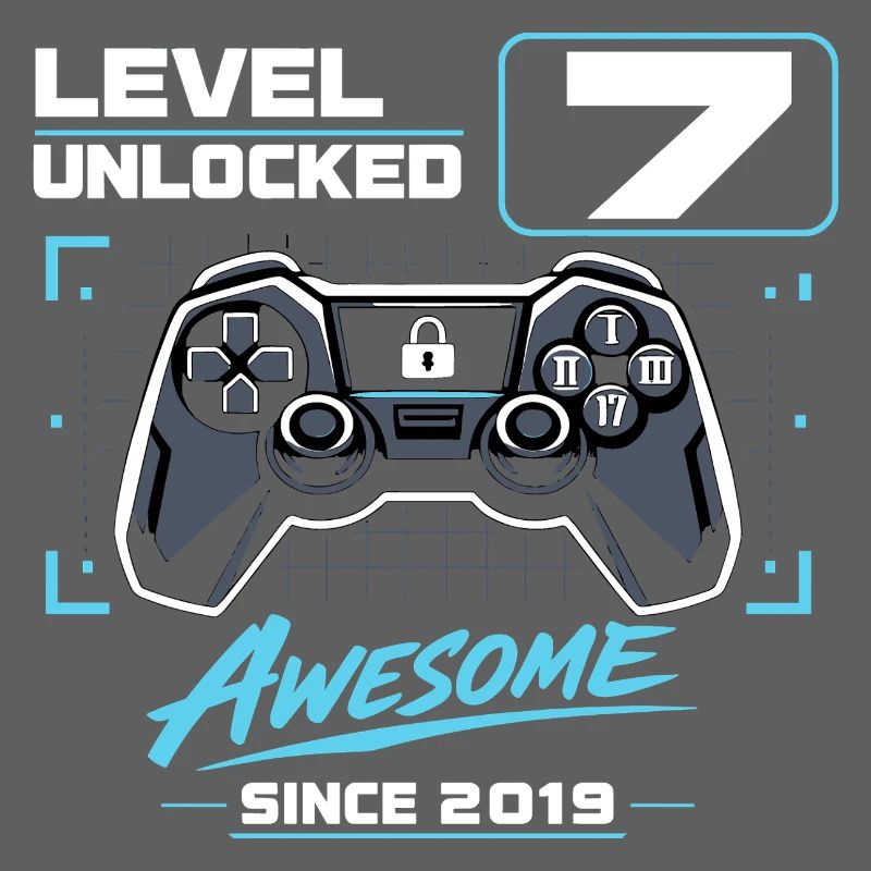 Level 7 Unlocked Gaming Gift Boys