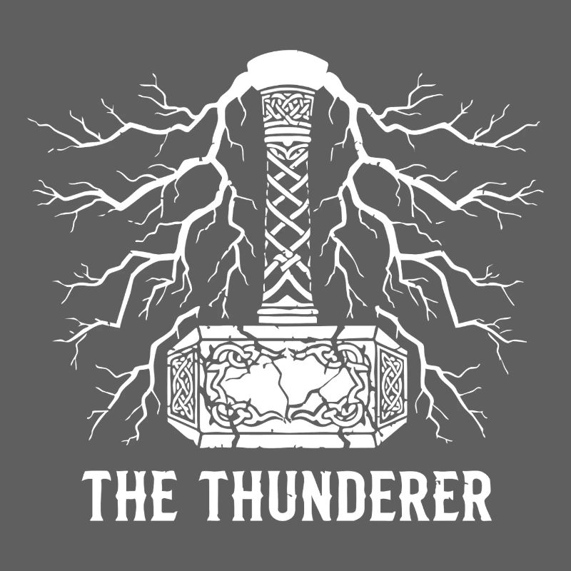 Der Donnerer Thors Hammer Mjölnir Blitz