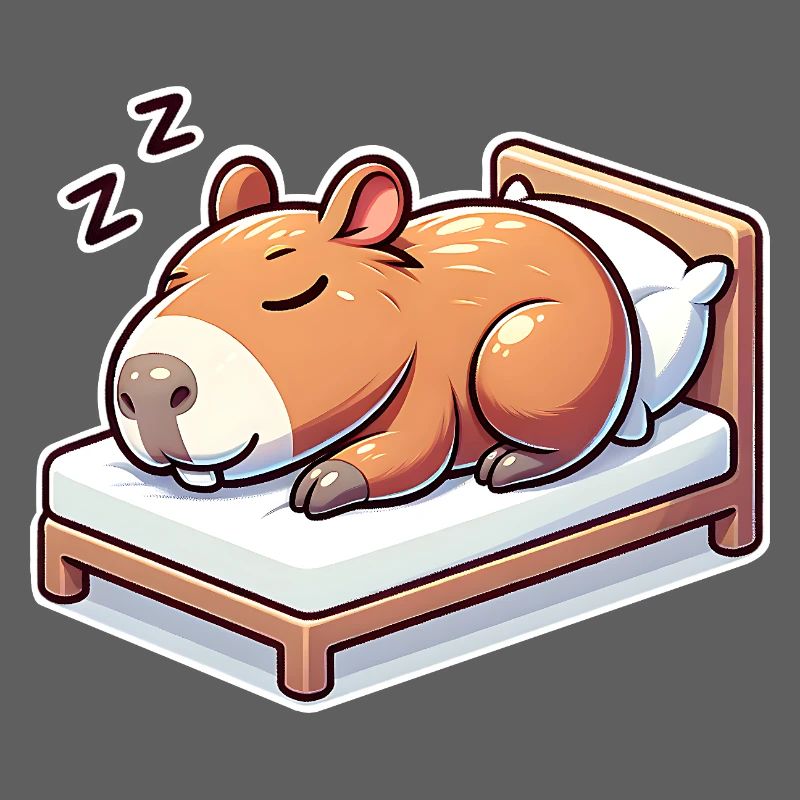 Capybara endormie
