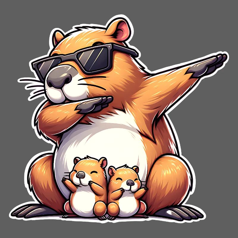 Capybara Papa