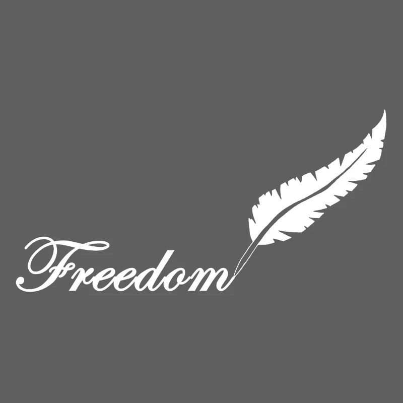 White feather and freedom