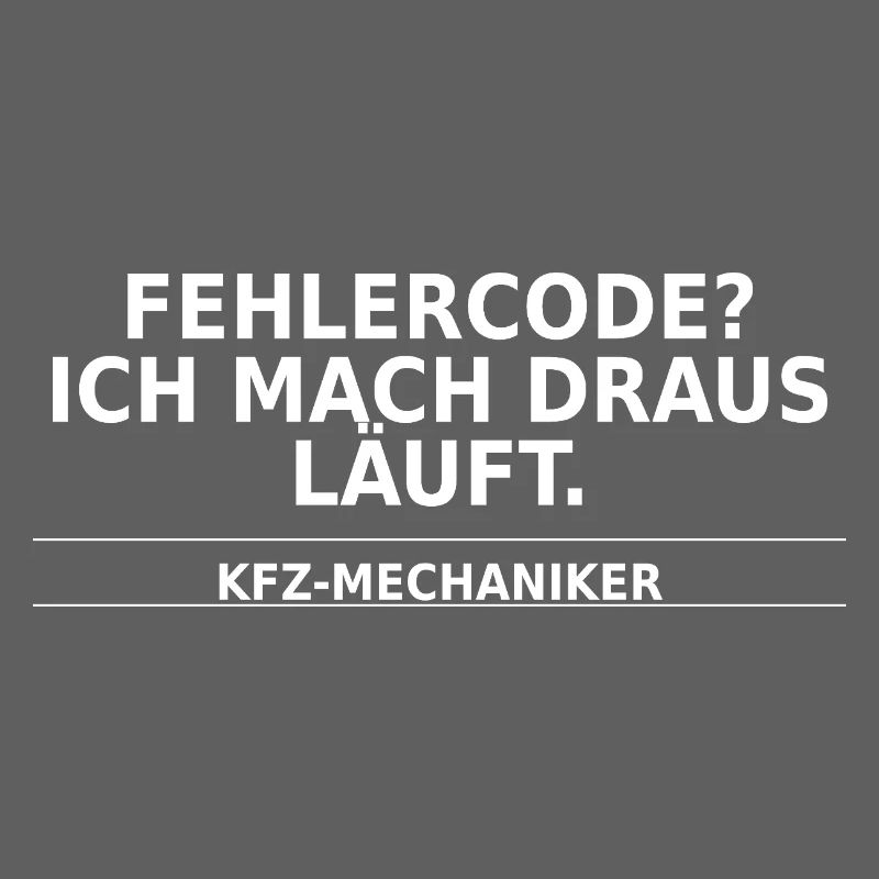 Mécanicien automobile – code d’erreur ? Je le fais tout le temps