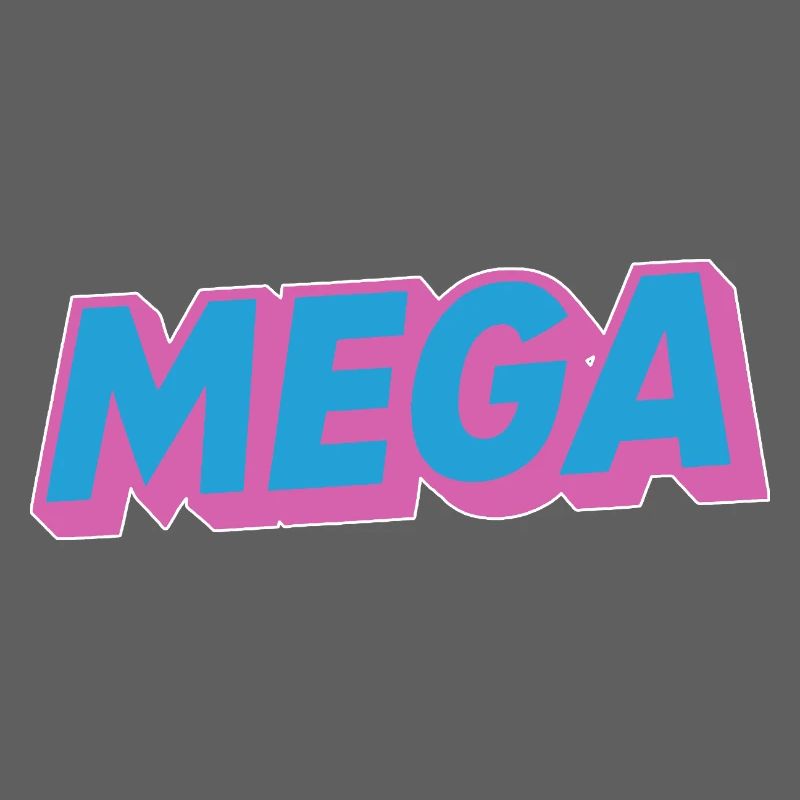 Mega lettering oldschoo retro 90s 80s