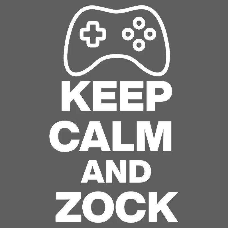 RESTEZ CALME ET JOUEZ ! CONSOLE GAMING GAMING PC blanc