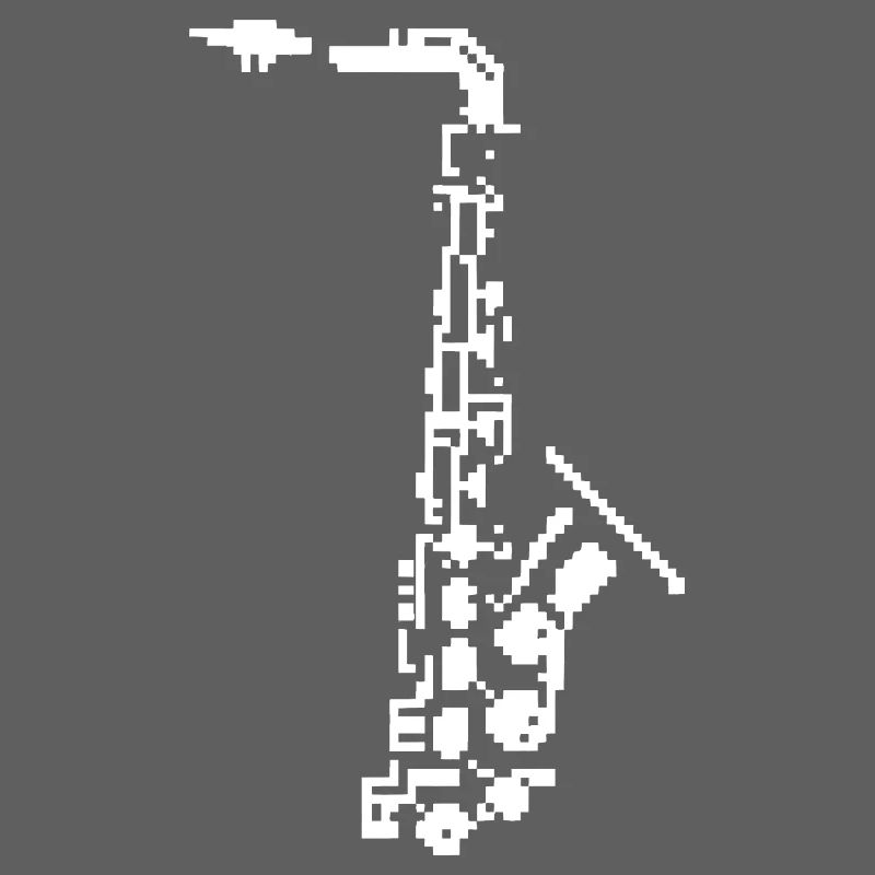 Saxophone Pixel Art