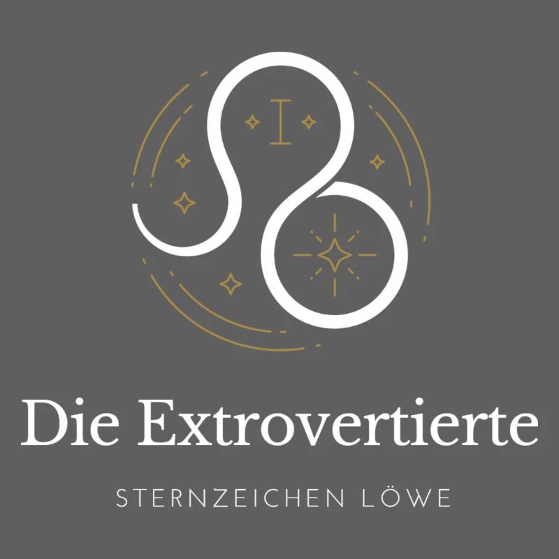 Leo Extrovert Logo Sternzeichen