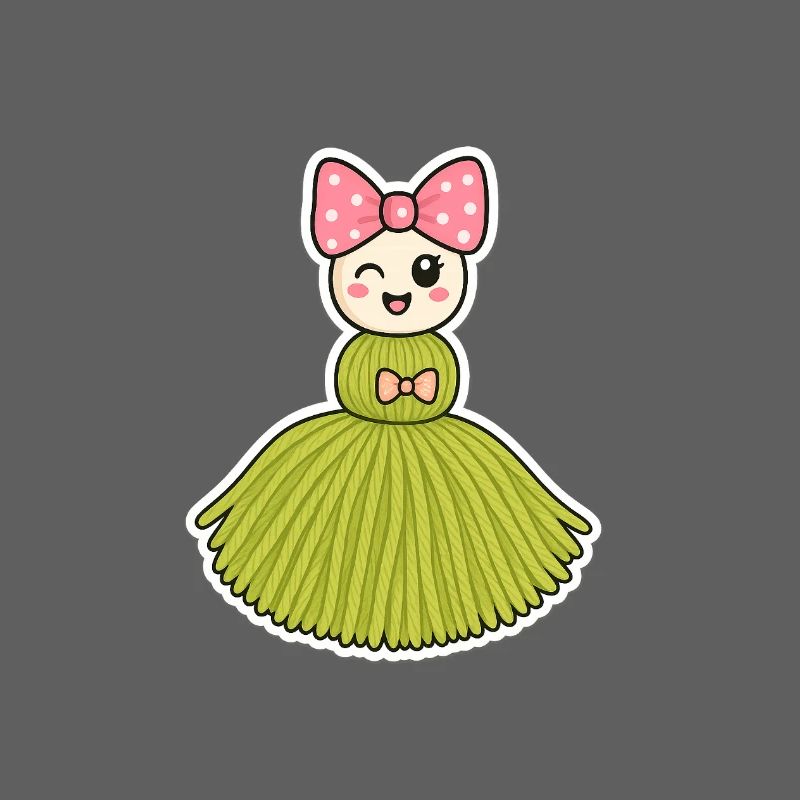 Tassel doll Stella