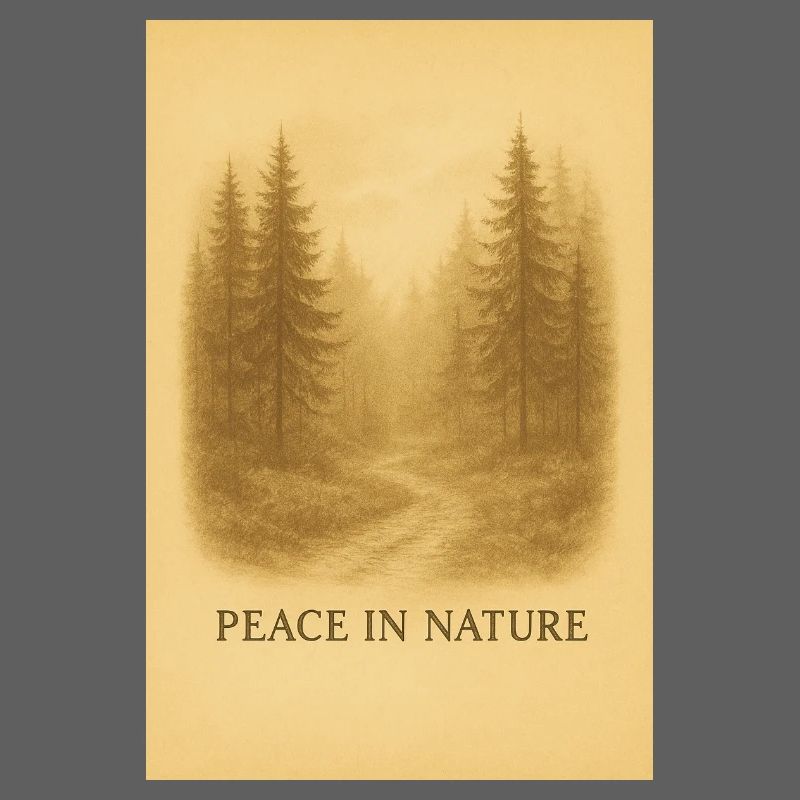 Calmness in the Forest Path